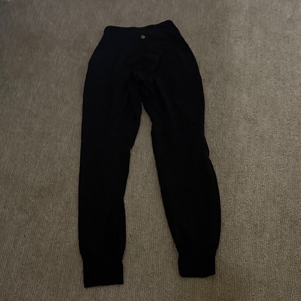 lululemon athletica Black High-Waist Jogger Pants